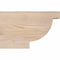 Ekena Millwork Alpine Smooth Rafter Tail, Douglas Fir, 3 1/2"W x 8"H x 12"L RFT04X08X12ALP00SDF - alternate 2